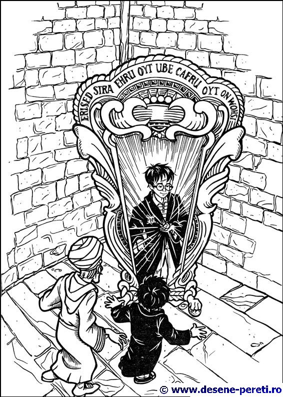 harry potter desene colorat